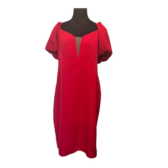 Trendyol Bodycon Dress Red - Picture 3 of 14
